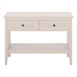 Safavieh Sondra 2 Drawer 1 Shelf Wood Console in Light Oak