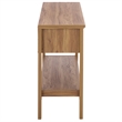 Safavieh Sondra 2 Drawer 1 Shelf Wood Console in Oak