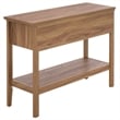 Safavieh Sondra 2 Drawer 1 Shelf Wood Console in Oak