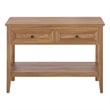 Safavieh Sondra 2 Drawer 1 Shelf Wood Console in Oak