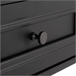 Safavieh Sondra 2 Drawer 1 Shelf Wood Console in Black