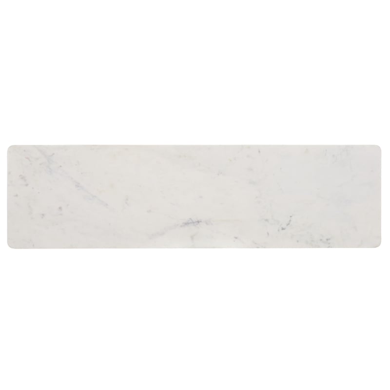 Safavieh Raisa Marble and Iron Console Table in White / Black