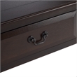 Safavieh Primrose 2 Drawer Wood Console Table in Chocolate