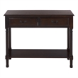Safavieh Primrose 2 Drawer Wood Console Table in Chocolate