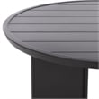 Safavieh Bethlyn Aluminum Patio Dining Table in Black