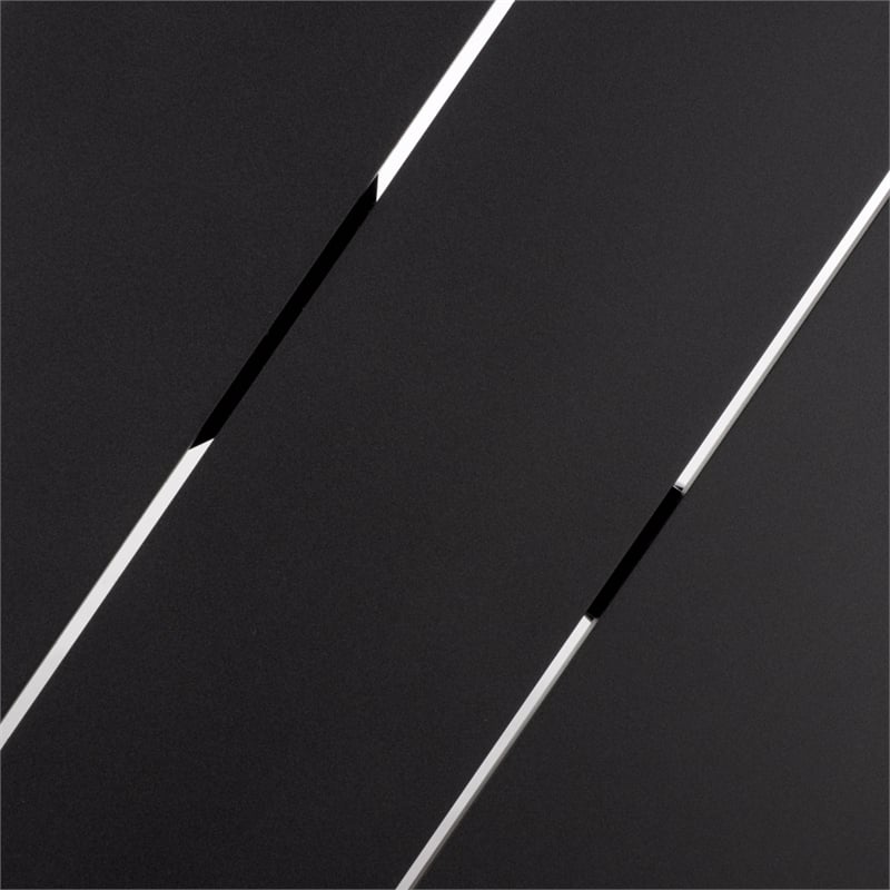 Safavieh Bethlyn Aluminum Patio Dining Table in Black