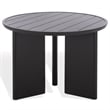Safavieh Bethlyn Aluminum Patio Dining Table in Black