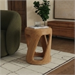 Safavieh Tyleigh Rd Rattan Accent Table in Natural