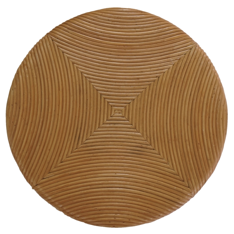 Safavieh Rhynne Rd Rattan Accent Table in Natural
