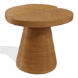 Safavieh Vyvianna Rattan Accent Table in Natural