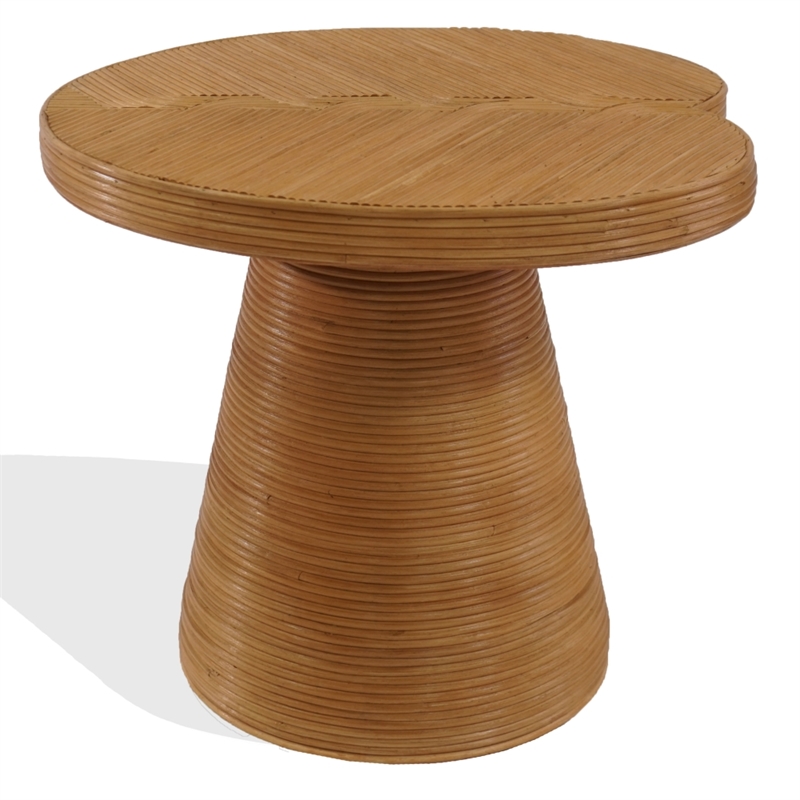 Safavieh Vyvianna Rattan Accent Table in Natural