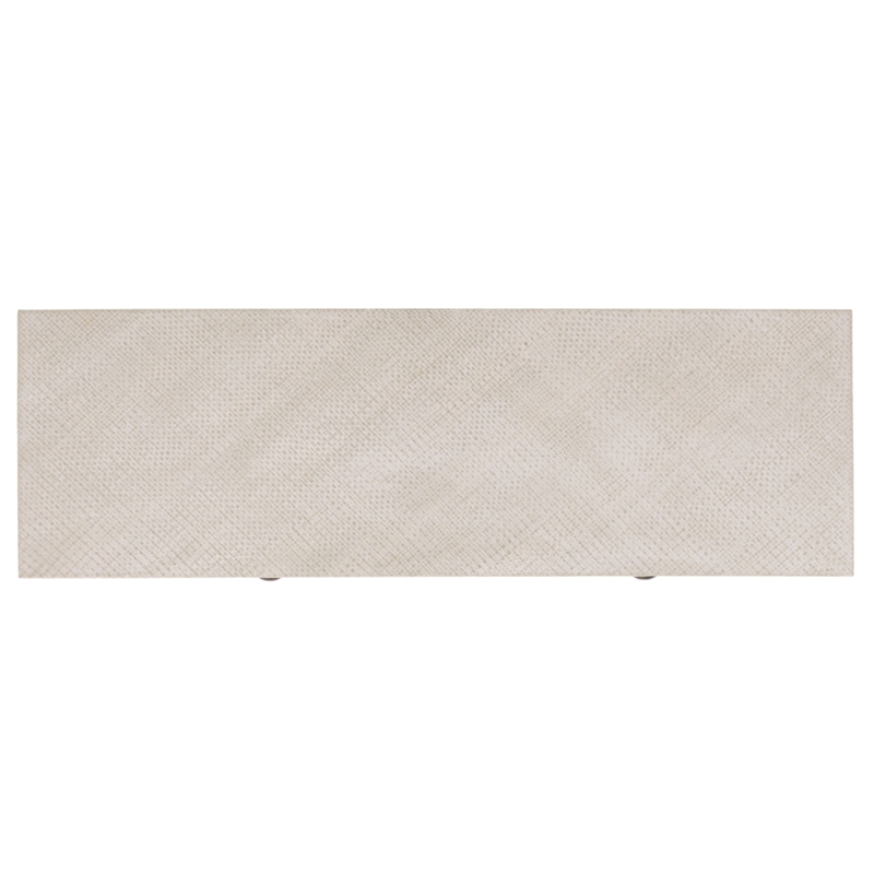 Safavieh Apis 2 Drawer Wood Console Table in White
