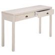 Safavieh Apis 2 Drawer Wood Console Table in White
