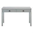 Safavieh Apis 2 Drawer Wood Console Table in Light Blue
