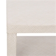 Safavieh Apis Large 2 Shelf Wood Console Table in White