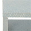 Safavieh Apis Large 2 Shelf Wood Console Table in Light Blue