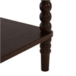 Safavieh Orbis Rectangle Wood Coffee Table in Chocolate