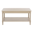Safavieh Orbis Rectangle Wood Coffee Table in Natural