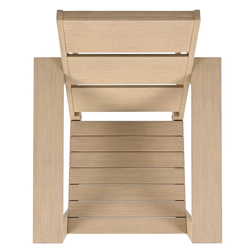 Safavieh Calypso Wood Adirondack Chair in Sand