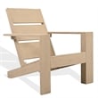 Safavieh Calypso Wood Adirondack Chair in Sand