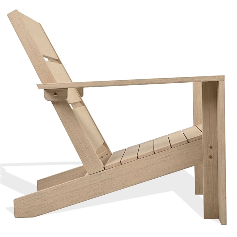 Safavieh Calypso Wood Adirondack Chair in Sand