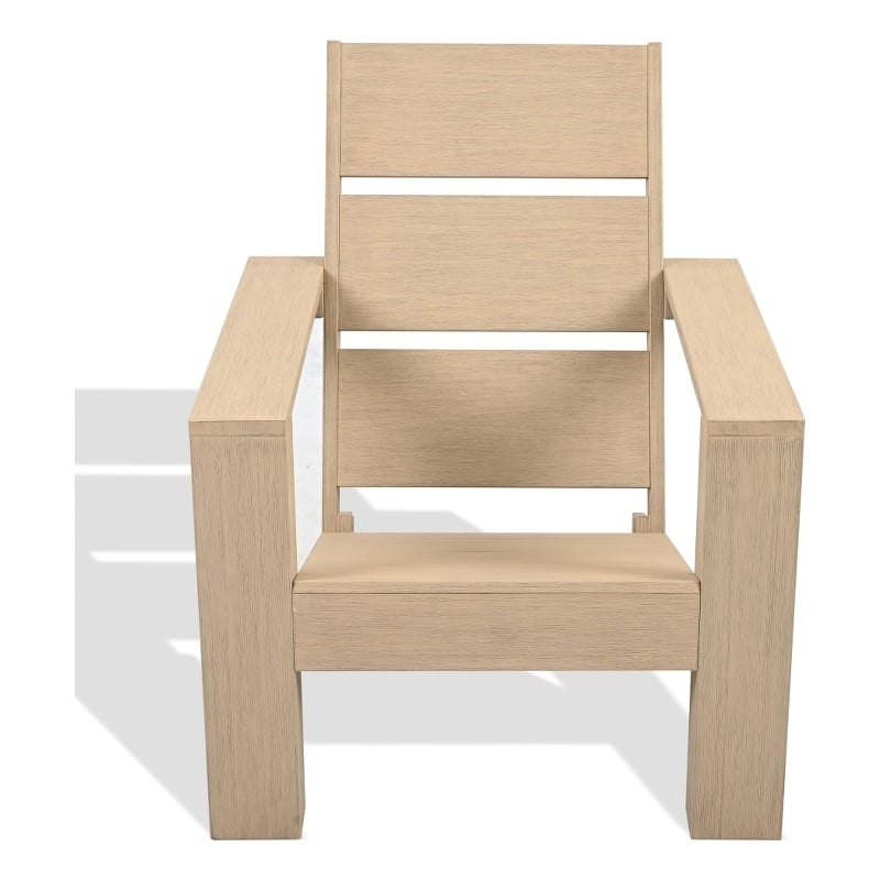 Safavieh Calypso Wood Adirondack Chair in Sand