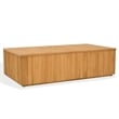 Safavieh St Lucia Teak Wood Coffee Table in Natural