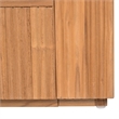 Safavieh St Lucia Teak Wood Patio Chair in Natural / White