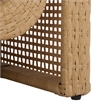 Safavieh Cleandra Wicker Aluminum Patio Chair in Natural / Beige
