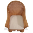 Safavieh Hylda Rattan Dining Chair in Natural / White