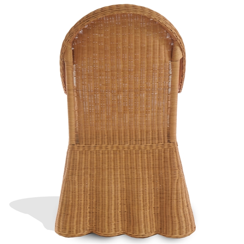 Safavieh Hylda Rattan Dining Chair in Natural / White
