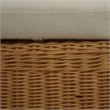 Safavieh Hylda Rattan Bench in Natural / White