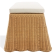 Safavieh Hylda Rattan Bench in Natural / White