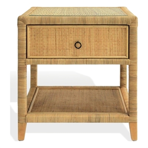 Safavieh Lambert Rattan Nightstand in Natural