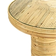 Safavieh Nile Rattan Tall Accent Table in Natural