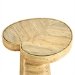 Safavieh Nile Rattan Tall Accent Table in Natural