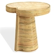 Safavieh Nile Rattan Tall Accent Table in Natural