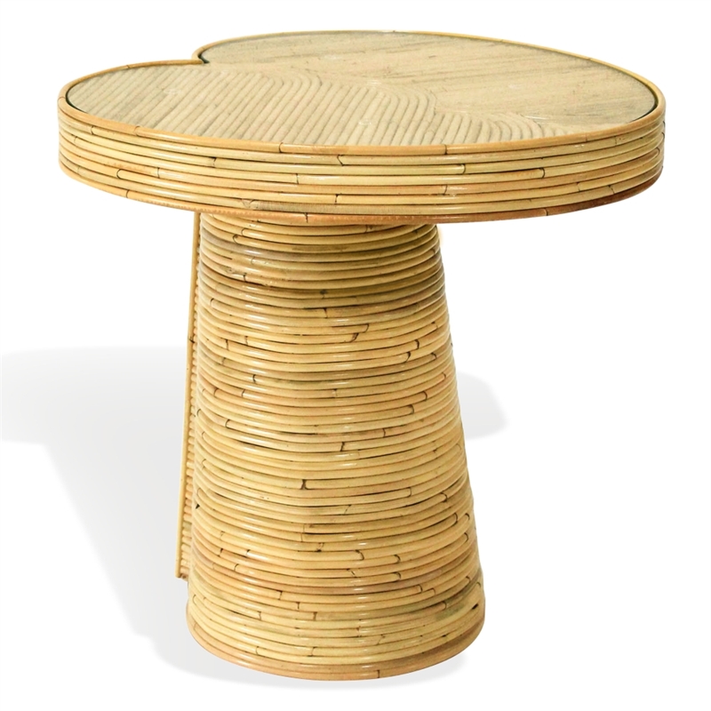 Safavieh Nile Rattan Tall Accent Table in Natural