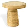 Safavieh Nile Rattan Tall Accent Table in Natural