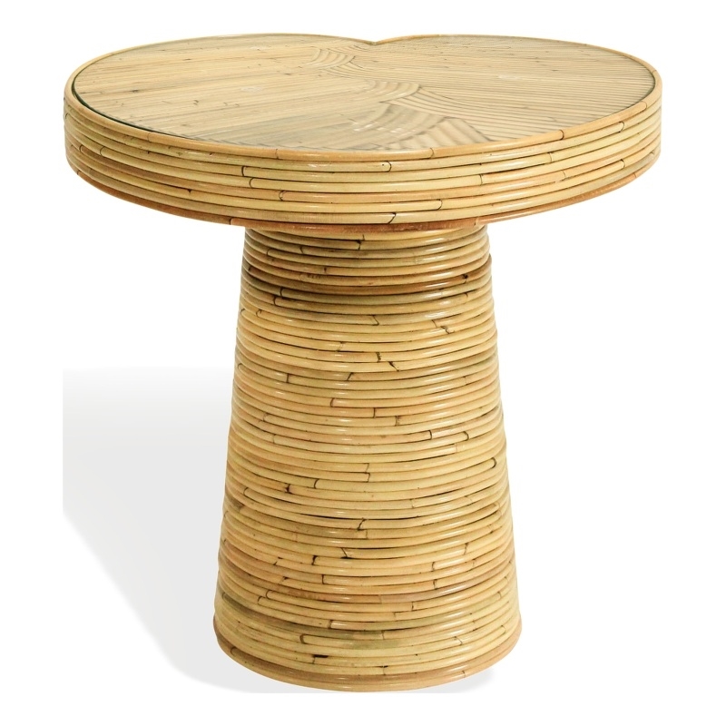 Safavieh Nile Rattan Tall Accent Table in Natural