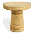 Safavieh Nile Rattan Tall Accent Table in Natural