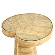 Safavieh Nile Rattan Short Accent Table in Natural