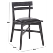 Safavieh Casper Wood Dining Chair in Black