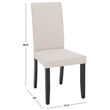 Safavieh Wyecreek Wood Dining Chair in Cream / Black