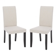 Safavieh Wyecreek Wood Dining Chair in Cream / Black