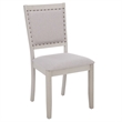 Safavieh Greyes Wood Dining Chair in Light Gray / Gray