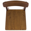 Safavieh Tevin Wood Dining Chair in Walnut