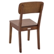 Safavieh Tevin Wood Dining Chair in Walnut