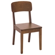 Safavieh Tevin Wood Dining Chair in Walnut