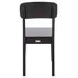 Safavieh Tevin Wood Dining Chair in Black
